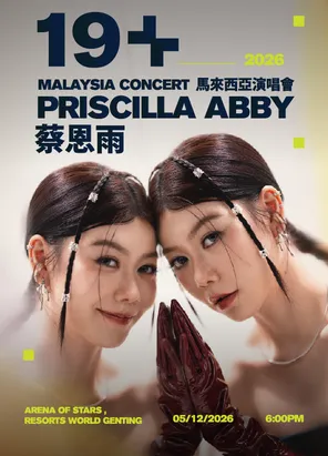 19+ Priscilla Abby 蔡恩雨 Concert 2026 in 吉隆坡