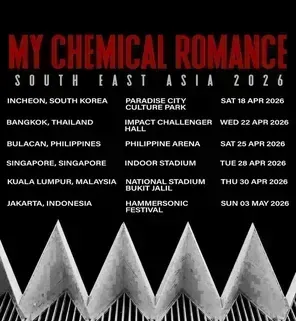 My Chemical Romance: The Black Parade 2026 IN 马尼拉