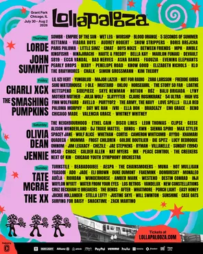 [Charli XCX, Tate McRae, Lorde]Lollapalooza 音乐节