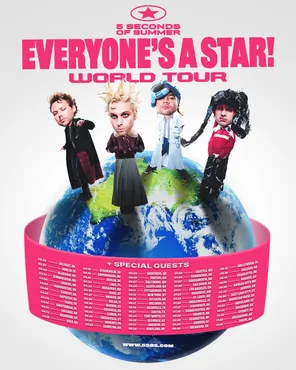 5秒盛夏乐队5 Seconds of Summer-EVERYONES A STAR World Tour 2026 live in 吉隆坡