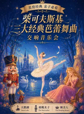 「天鹅湖&middot;胡桃夹子&middot;睡美人」柴可夫斯基三大经典芭蕾舞曲交响音乐会 北京