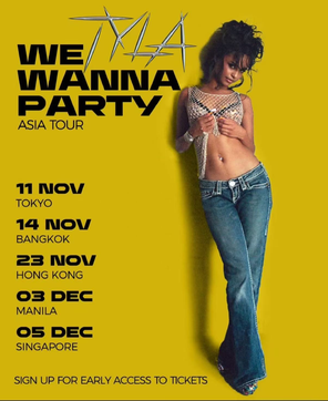 TYLA WE WANNA PARTY ASIA TOUR in Hong Kong