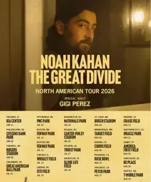 Noah Kahan世界巡回演唱会  斯德哥尔摩