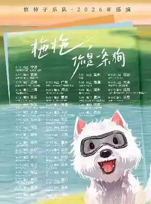 【南宁】软柿子乐队《拖拖，你是一条狗》巡回演唱会 南宁站