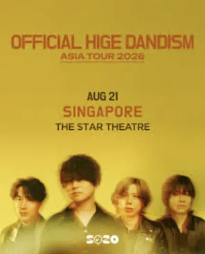 Official髭男dism 2026 亚洲巡迴演唱会-新加坡站