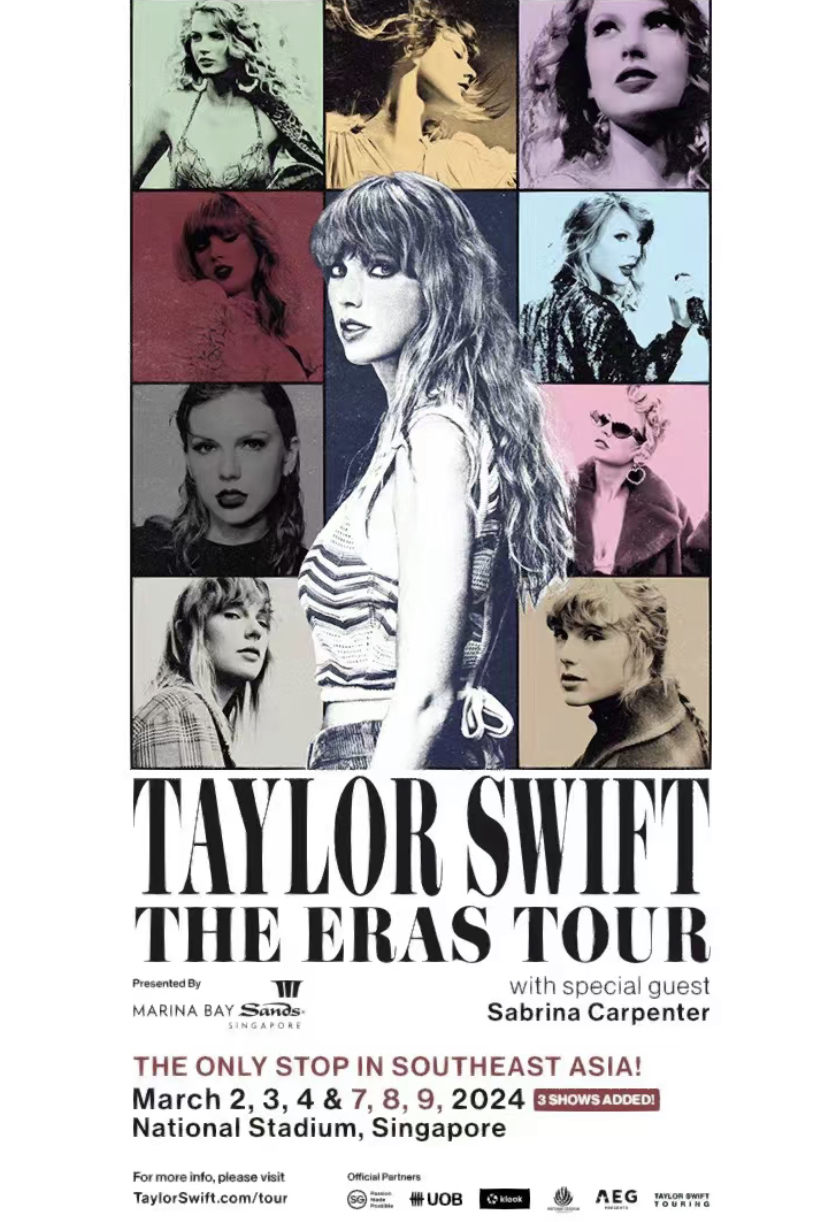 [新加坡]Taylor Swift 泰勒斯威夫特The Eras Tour 世界巡回演唱会—新加坡站