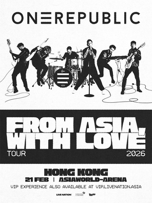 [中国香港]ONEREPUBLIC “From Asia, With Love” 2026 in 香港