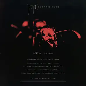 JOJI: SOLARIS世界巡演-新加坡站