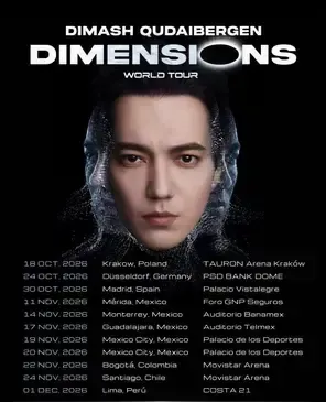 Dimash Qudaibergen迪玛希世界巡回演唱会 蒙特雷