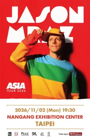 [台北]Jason Mraz ASIA TOUR世界巡回演唱会-台北站