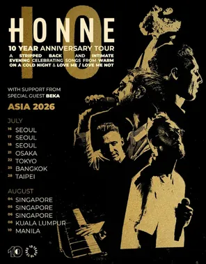 HONNE 10周年巡回演唱会-首尔站
