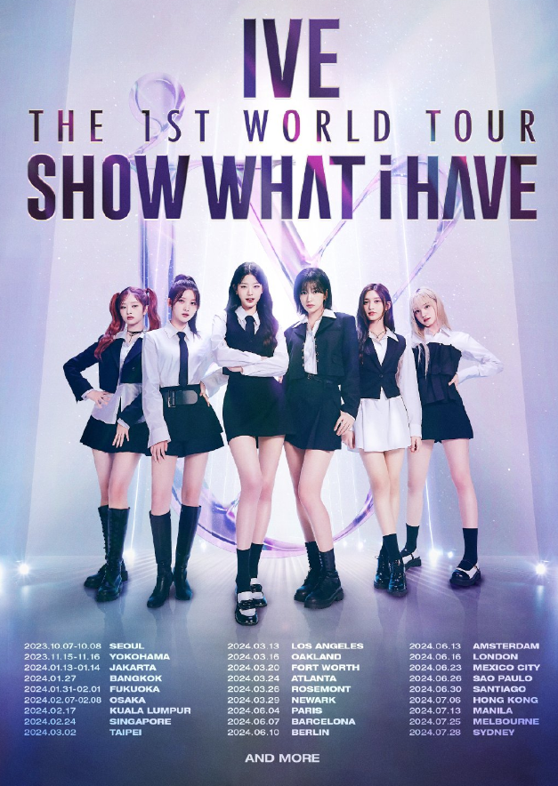 「韩国女子组合：IVE」《SHOW WHAT I HAVE》第一次世界巡回演唱会