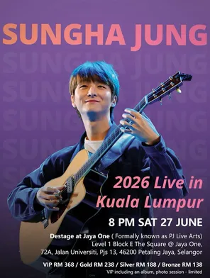 [吉隆坡]郑晟河 SUNGHA JUNG 2026 Live in Kuala Lumpur 吉隆坡