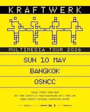 KRAFTWERK MULTIMEDIA TOUR 2026 IN 爱丁堡