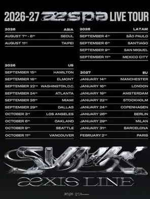 2026-27 aespa LIVE TOUR SYNK : aeXIS LINE- in 华盛顿