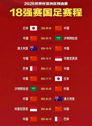 [青岛]2026世界杯足球赛亚洲区预选赛 男足世预赛中国队比赛 中国vs印度尼西亚