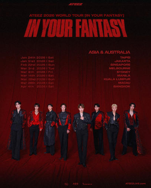 [新加坡]ATEEZ 2026 WORLD TOUR [IN YOUR FANTASY] IN SINGAPORE