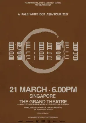 Periphery A Pale White Dot Asia Tour 2027 Live in Taipei