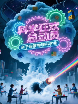 沉浸式体验剧《超燃科学秀》｜做实验学知识｜小小科学家｜亲子互动