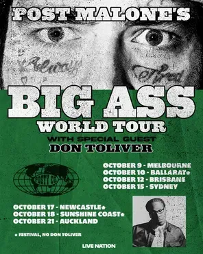 波兹&middot;马龙Post Malone Presents The BIG ASS Stadium World Tour -新南威尔士州