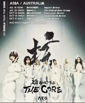 XG WORLD TOUR THE CORE 曼谷