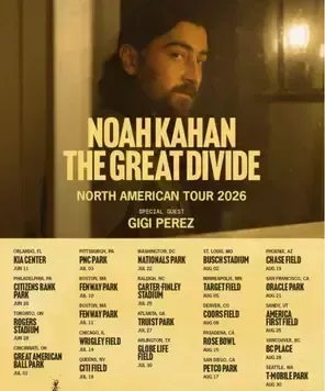Noah Kahan世界巡回演唱会  哥本哈根