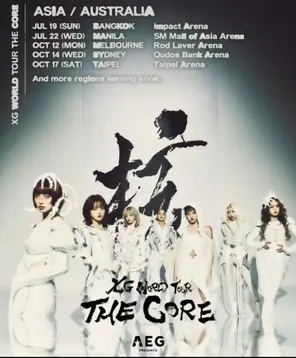 XG WORLD TOUR THE CORE 墨尔本
