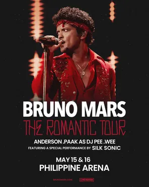 Bruno Mars - The Romantic Tour巡回演唱会 马尼拉站