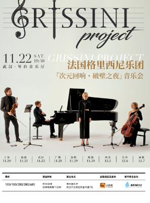 [武汉]法国Grissini Project 格里西尼乐团「次元回响·破壁之夜」2025中国首巡音乐会 武汉