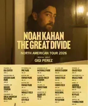 Noah Kahan世界巡迴演唱會 丹佛