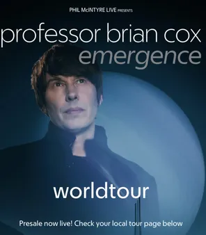 Professor Brian Cox世界巡演-新加坡站