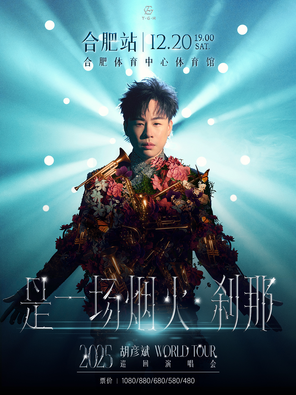 [合肥]胡彦斌2025《是一场烟火·刹那》巡回演唱会-合肥站