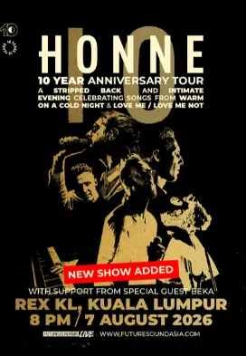 HONNE 10周年巡回演唱会-吉隆坡站