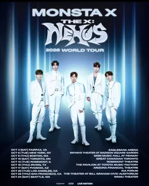 2026 MONSTA X WORLD TOUR [THE X : NEXUS] IN 多伦多