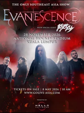 Evanescence乐队巡回演唱会-吉隆坡站