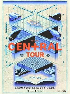 King Gnu CEN+RAL Tour 2026 in 首尔
