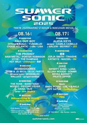 「fall out boy/(G)I-DLE/BABYMETAL」Summer Sonic 2025 东京