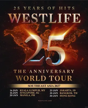 西城男孩Westlife 25:THE ANNIVERSARY WORLD TOUR IN 吉隆坡站